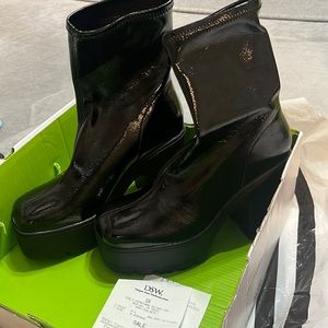 Nathali Platform Bootie black NEW